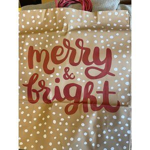 (3) Aspen Merry & Bright Jumbo Gift Bag - Wondershop